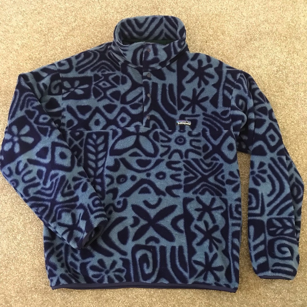 PATAGONIA Rare VTG Snap T Medium